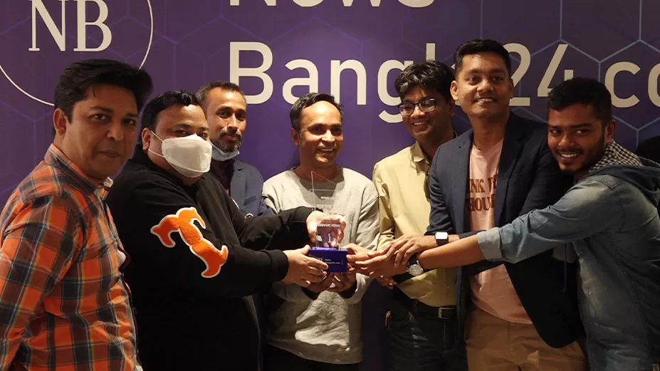 সাংবাদিক নান্টু পুরস্কৃত নিউজবাংলায় 