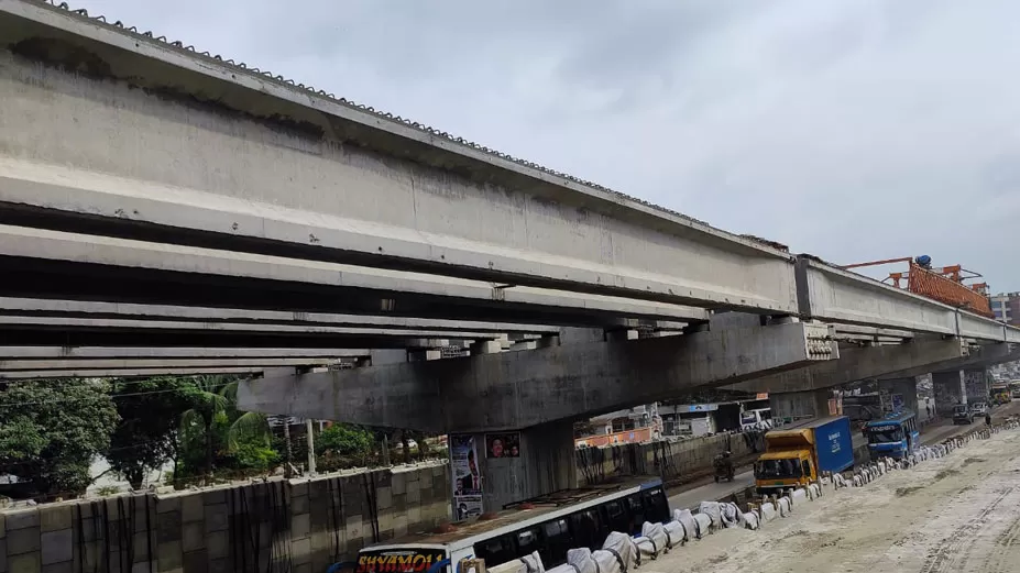 বিআরটি  প্রকল্পের ৭৩ ভাগ কাজ শেষ 