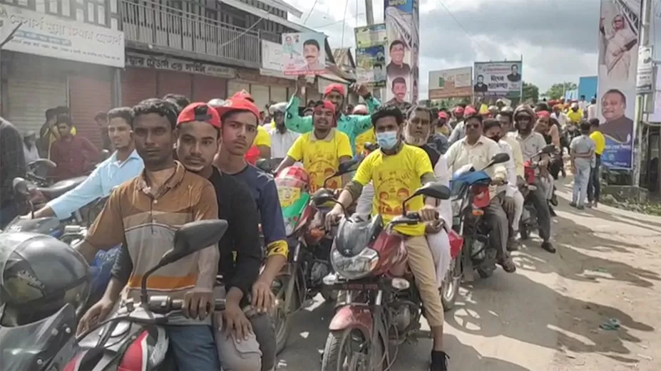 পদ্মা সেতু উদ্বোধন উপলক্ষে শরীয়তপুরে বিজয় উৎসব