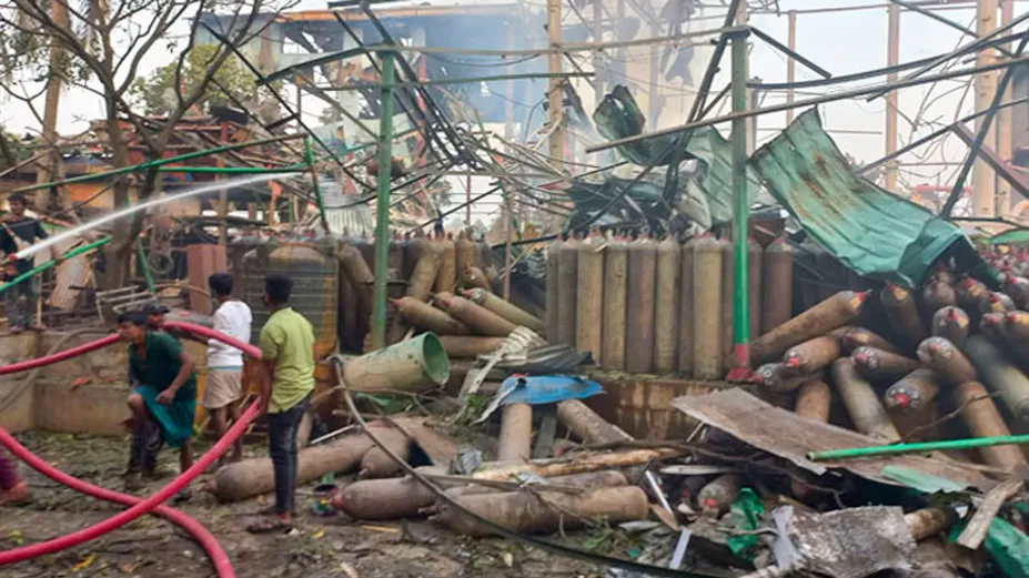 অক্সিজেন প্ল্যান্টে বিস্ফোরণ
