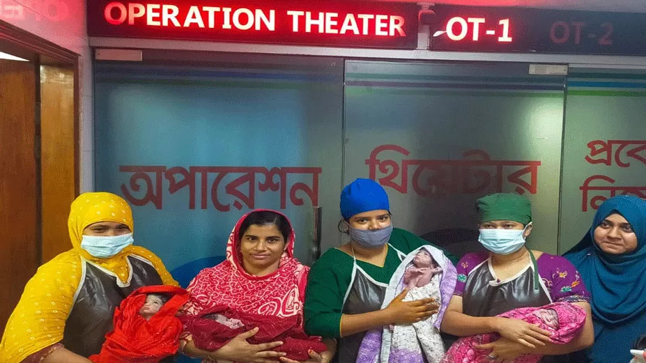 সানজিদা-আজহার দম্পত্তির কোলে আসল একসঙ্গে চারটি সন্তান 