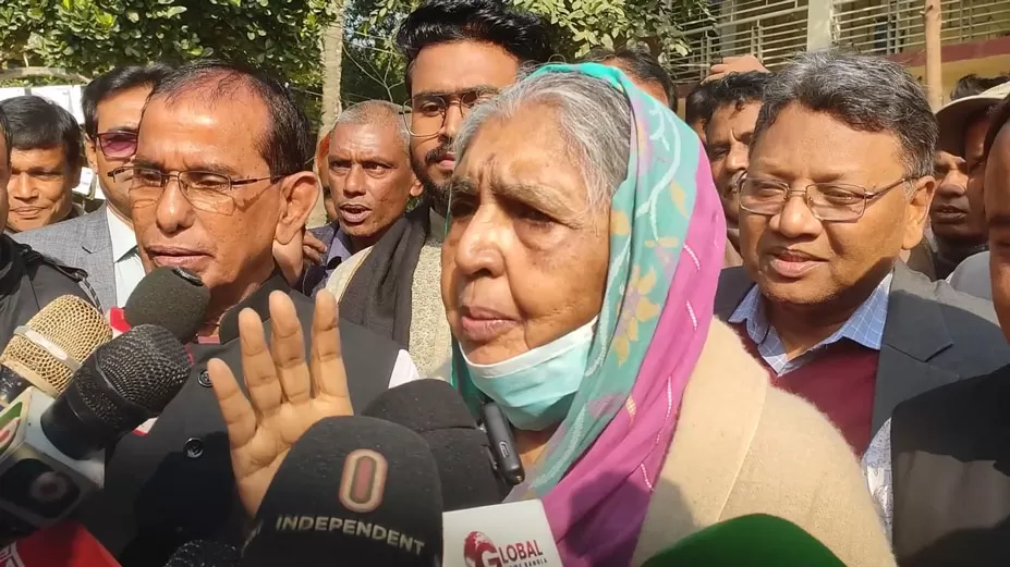 জয়ের ব্যাপারে শতভাগ আশাবাদী: মতিয়া চৌধুরী 
