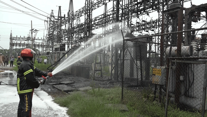 ময়মনসিংহে পাওয়ার গ্রিডের আগুন নিয়ন্ত্রণে