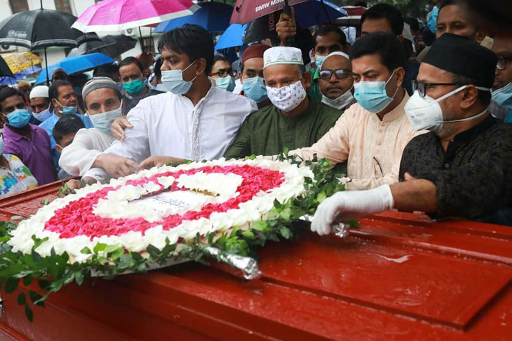 বনানীতে ব্যারিস্টার রফিকের দাফন