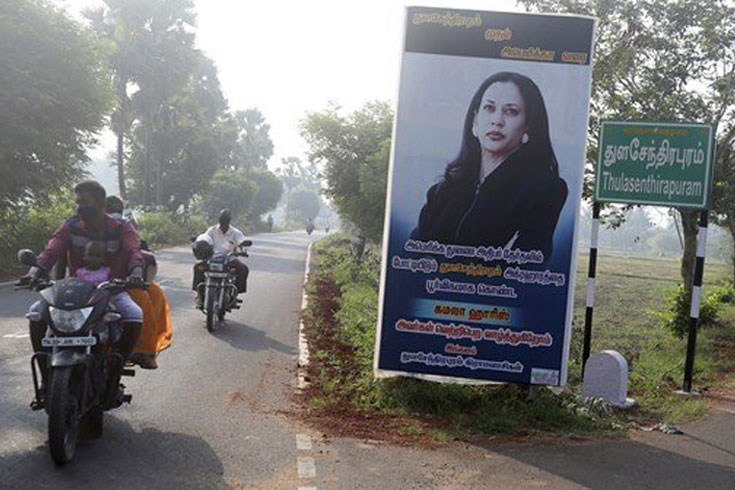 ভারতে কমলা ও ট্রাম্পের জন্য পূজা