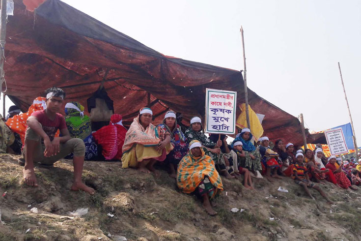 বাঁধ নির্মাণের প্রতিবাদ, অনশনকারীর মৃত্যু