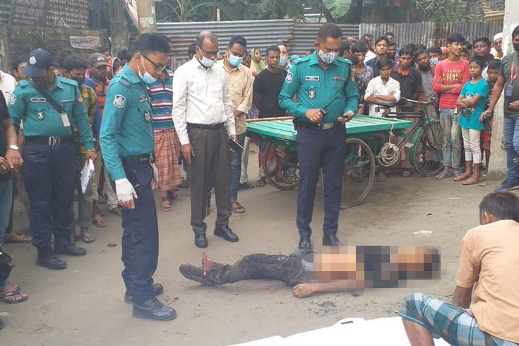 রাস্তায়-পড়ে-ছিল-যুবকের-রক্তাক্ত-মরদেহ