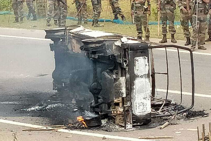 ত্রিপুরায় পুলিশের সঙ্গে সংঘর্ষে নিহত ২