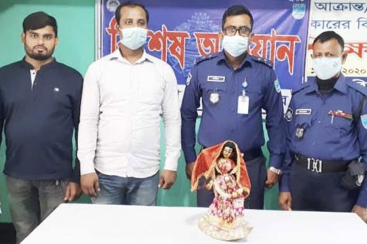 মন্দিরের-চুরি-যাওয়া-সেই-মূর্তি-উদ্ধার