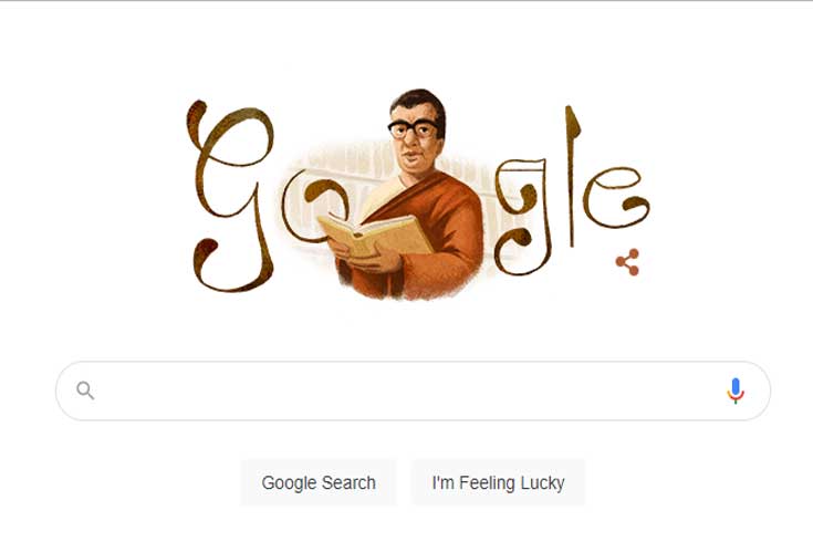জন্মদিনে গুগলের ডুডলে শহীদ মুনীর চৌধুরী