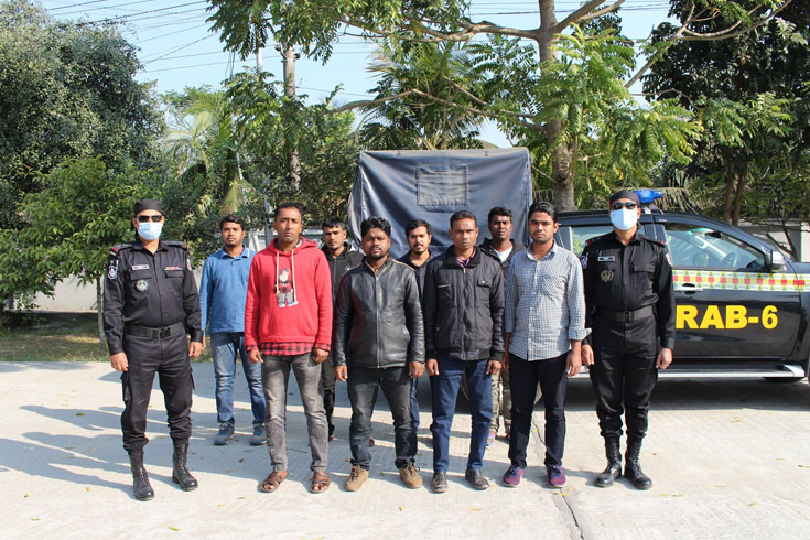 আল্লার দলের আরও ৮ সদস্য গ্রেপ্তার
