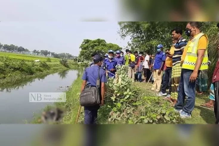 জিকে খালে আগুনে পোড়া মরদেহ 