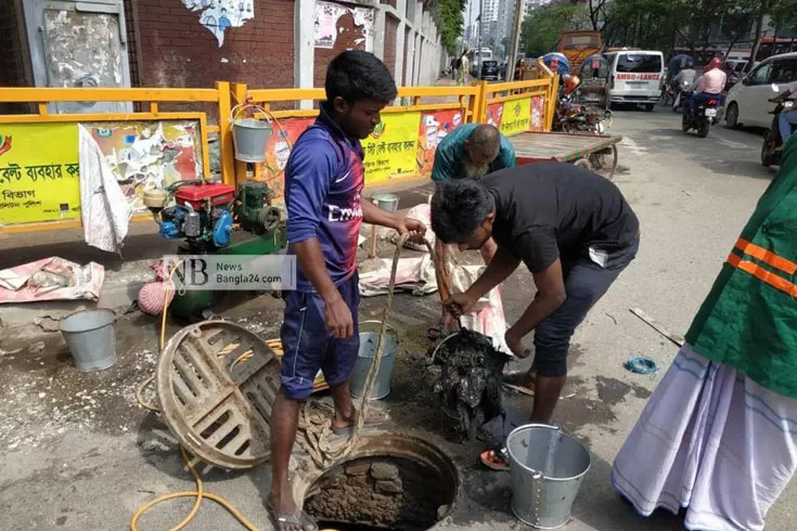 ১৭০-মিটার-নর্দমায়-১০৭-টন-বর্জ্য