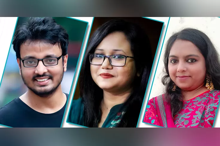 বইঘরের-গল্প-প্রতিযোগিতার-বিচারক-সাদাত-মৌরি-ও-শানজানা