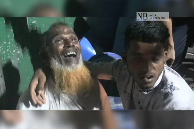 রূপগঞ্জে আগুন: নিখোঁজ শ্রমিকদের খোঁজে স্বজনরা