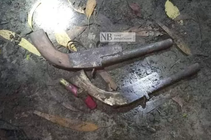 হত্যা মামলার আসামির বাড়িতে মিলল অস্ত্র ও গোলাবারুদ