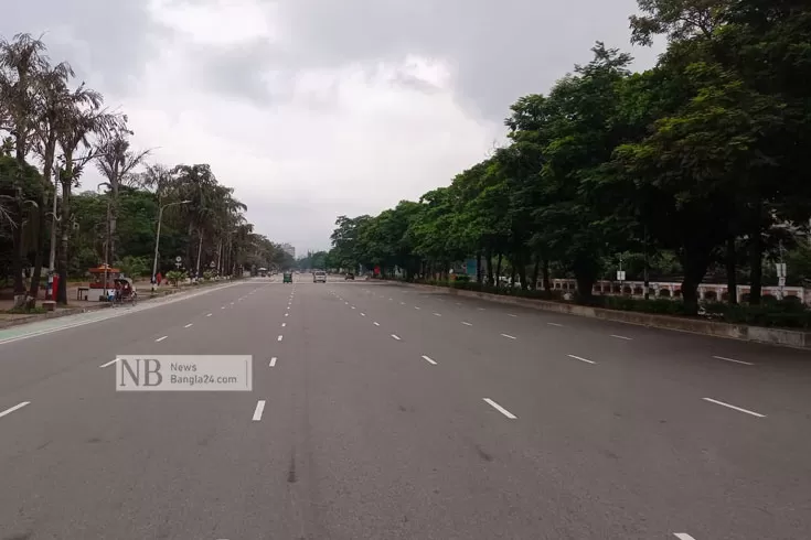 ঈদে ঢাকায় রাস্তা ফাঁকা