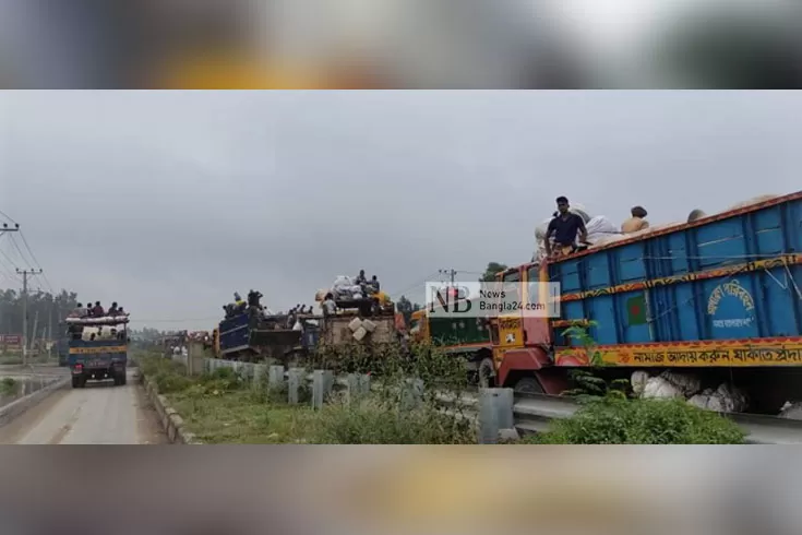 ঈদের-দিনেও-ঢাকা-টাঙ্গাইল-মহাসড়কে-১২-কিলোমিটার-যানজট