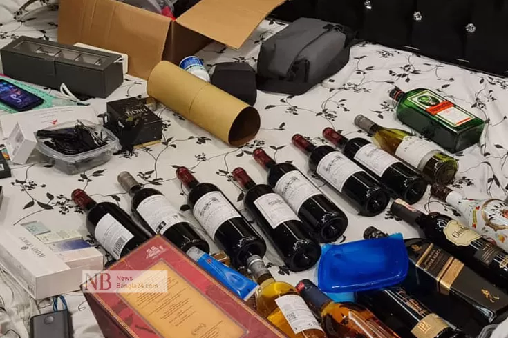 মদ ছিল, লাইসেন্সও আছে: হেলেনার মেয়ে