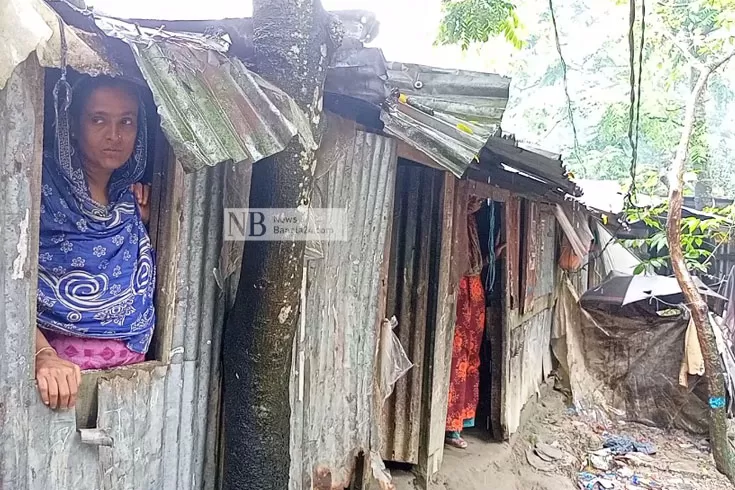 বর্ষায় ভালো নেই কিস্তাকাঠি আবাসনের বাসিন্দারা