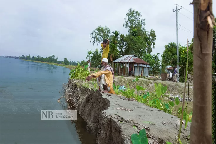 তিস্তায় বিলীনের শঙ্কায় বিনবিনা ও ইচলি গ্রাম