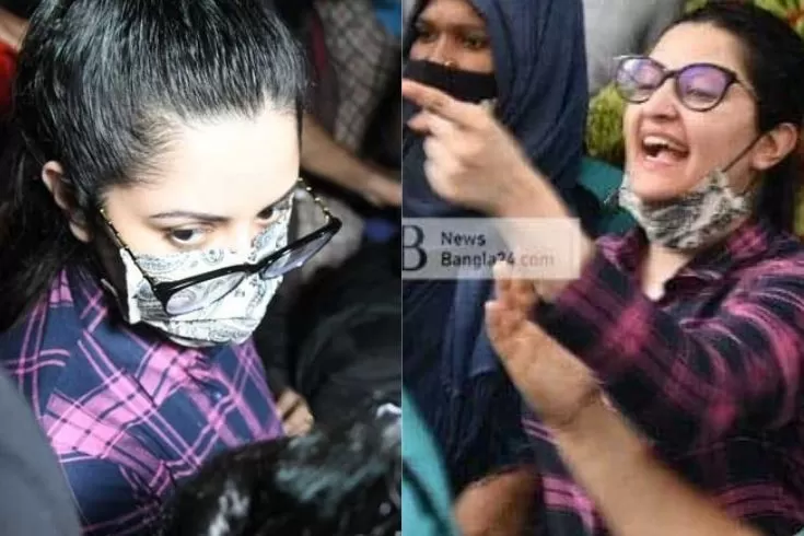 পরীমনি কেন একই পোশাক ও মাস্কে