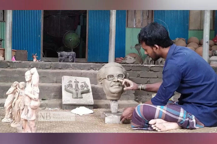 ‘ভালোলাগা থেকে বঙ্গবন্ধুর ভাস্কর্য বানিয়েছি’