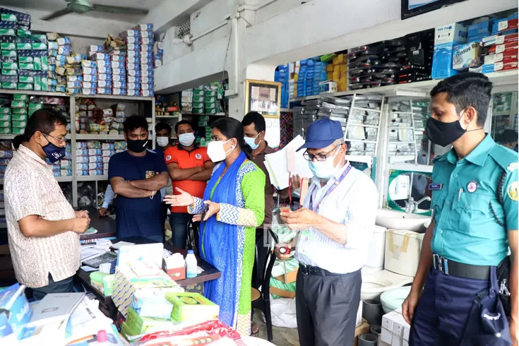 স্যানিটারি পণ্যের ভেতর এডিসের লার্ভা, জরিমানা