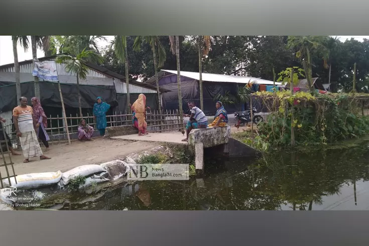 কালভার্টের মুখে খামার, জলাবদ্ধতা নিরসনে প্রশাসনের বিকল্প উদ্যোগ