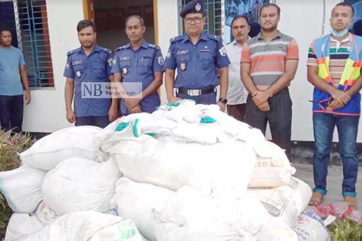 বাজার থেকে জব্দ কোটি মিটার কারেন্ট জাল
