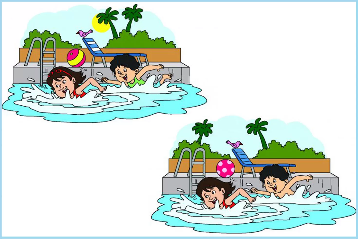 পার্থক্যগুলো বের করো