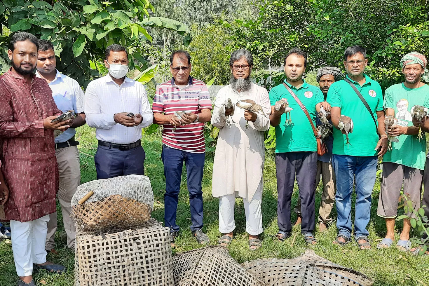 ১০১টি পাখি ফিরে পেল আকাশ