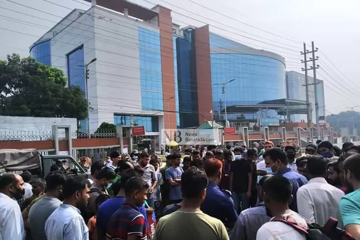 বাসচাপায় নারী পোশাকশ্রমিক নিহত