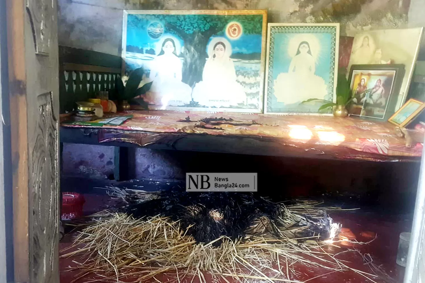 ঝালকাঠিতে মন্দিরে আগুন দেয়ার চেষ্টার অভিযোগ