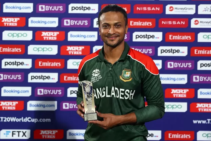আগের ম্যাচের কষ্ট ভুলে ম্যাচ সেরা সাকিব