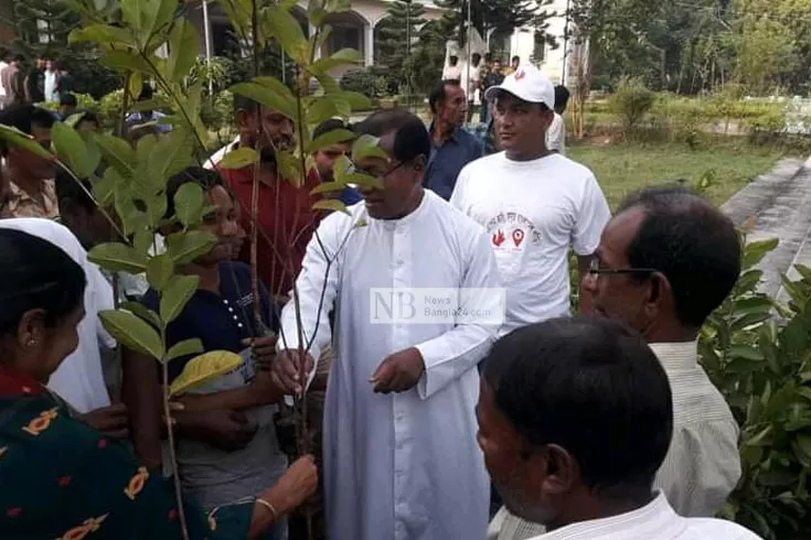 ফলদ গাছ বিতরণ করেছে নবচেতনা