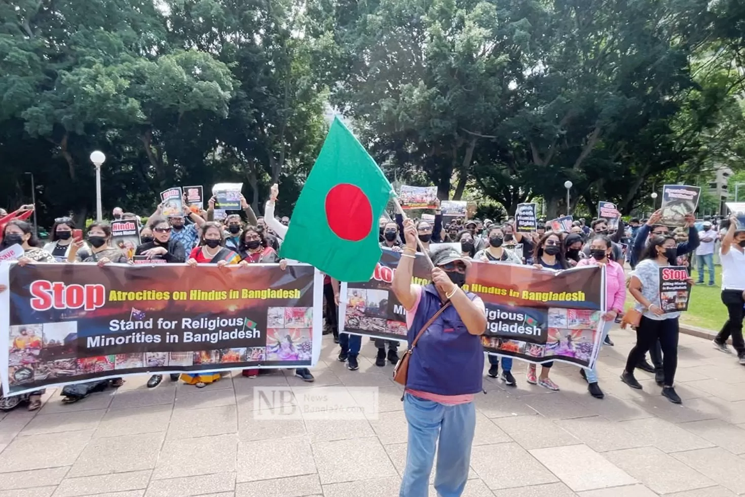 হিন্দুদের ওপর হামলার প্রতিবাদে সিডনিতে সমাবেশ