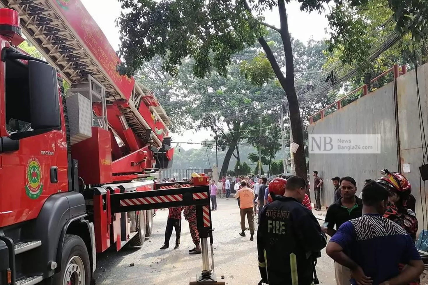 গুলশানে ভবনের আগুন নিয়ন্ত্রণে