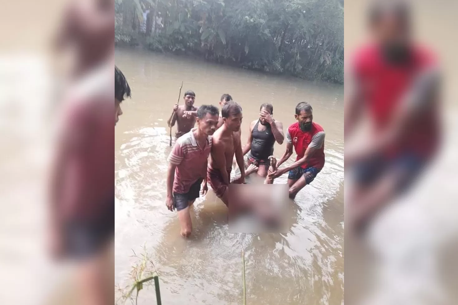 তালতলীতে খাল থেকে মরদেহ উদ্ধার