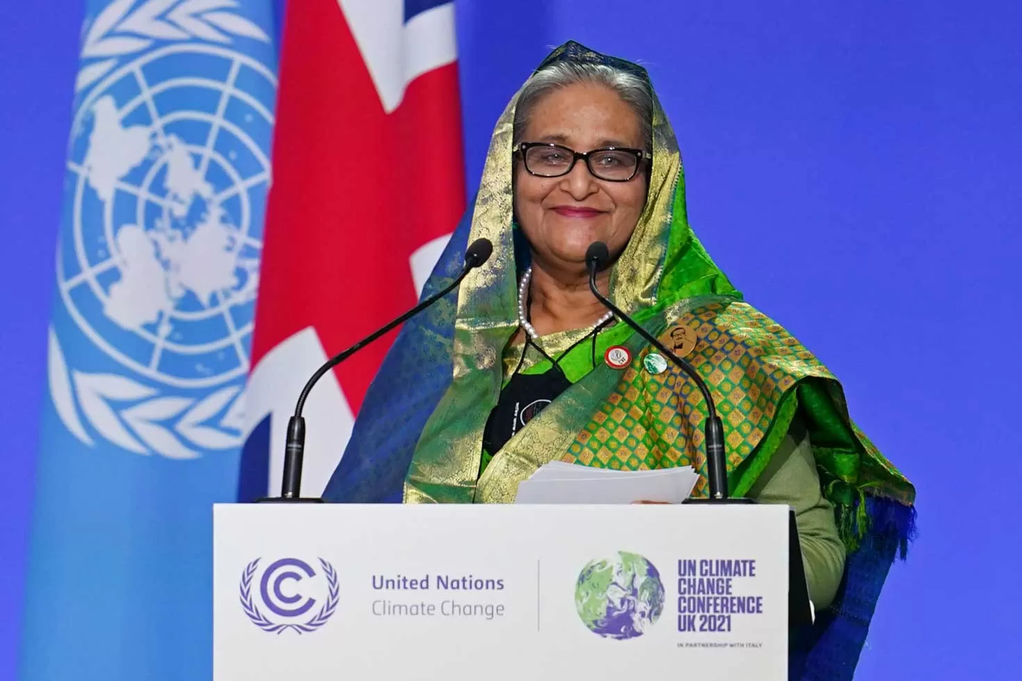 জলবায়ু ইস্যুতে সিদ্ধান্ত নিতে নারীর অংশীদারত্ব চান প্রধানমন্ত্রী