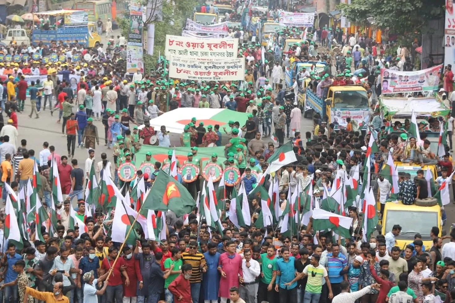 সাম্প্রদায়িকতার-বিরুদ্ধে-যুবলীগের-শোভাযাত্রা