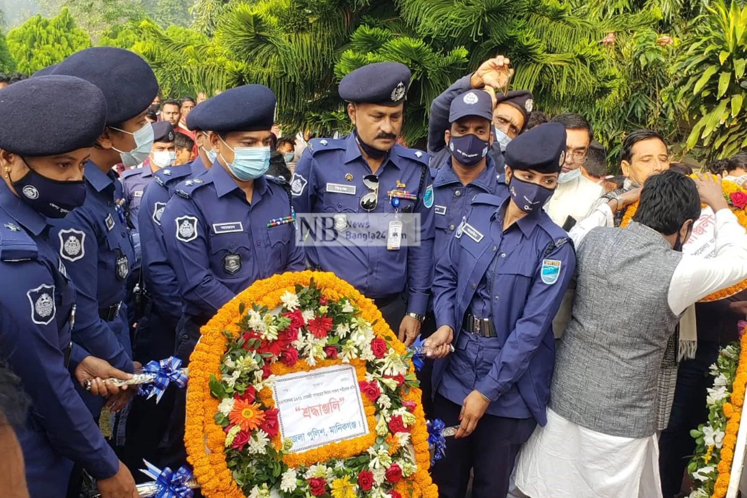 তেরশ্রী গণহত্যা দিবসে শহীদদের স্মরণ