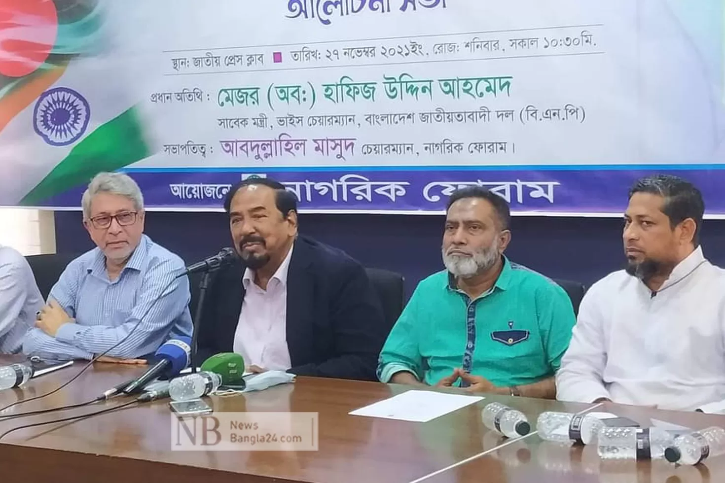 জনগণকে রাজপ‌থে নামতে বললেন মেজর হা‌ফিজ