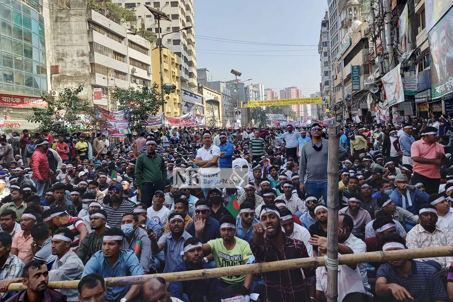 নয়াপল্টনে বিএনপির সমাবেশ, সতর্ক পুলিশ