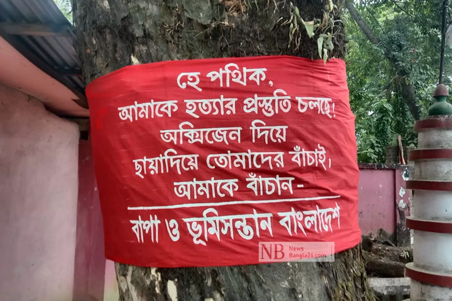 উন্নয়নে কাটা পড়েছে হাজার গাছ