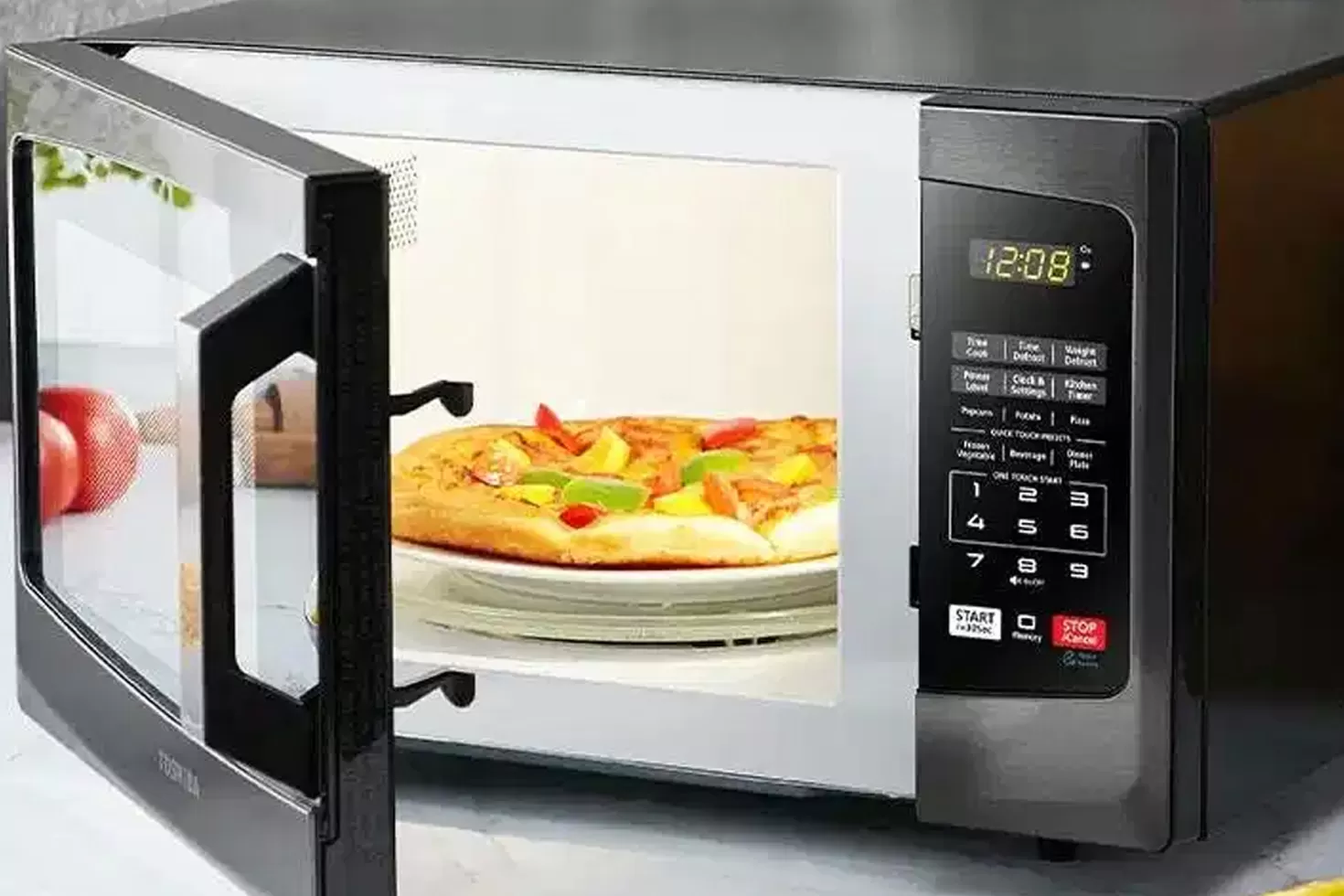 দিনটি মাইক্রোওয়েভ ওভেনের
