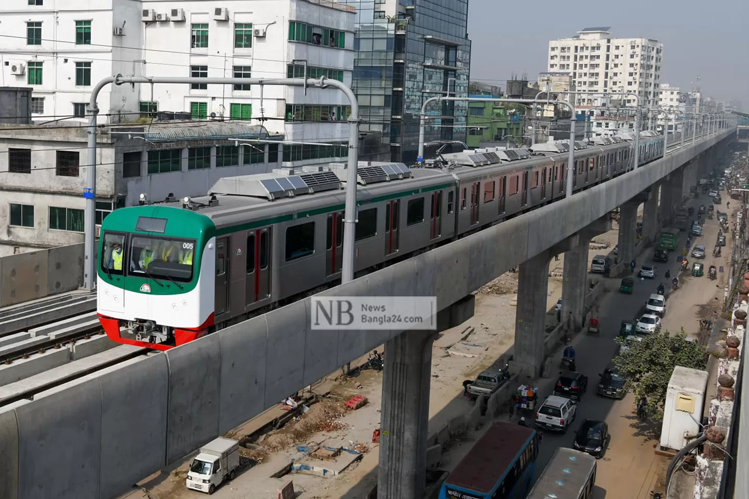 যাত্রীবাহী মেট্রোরেল আগামী ডিসেম্বরে