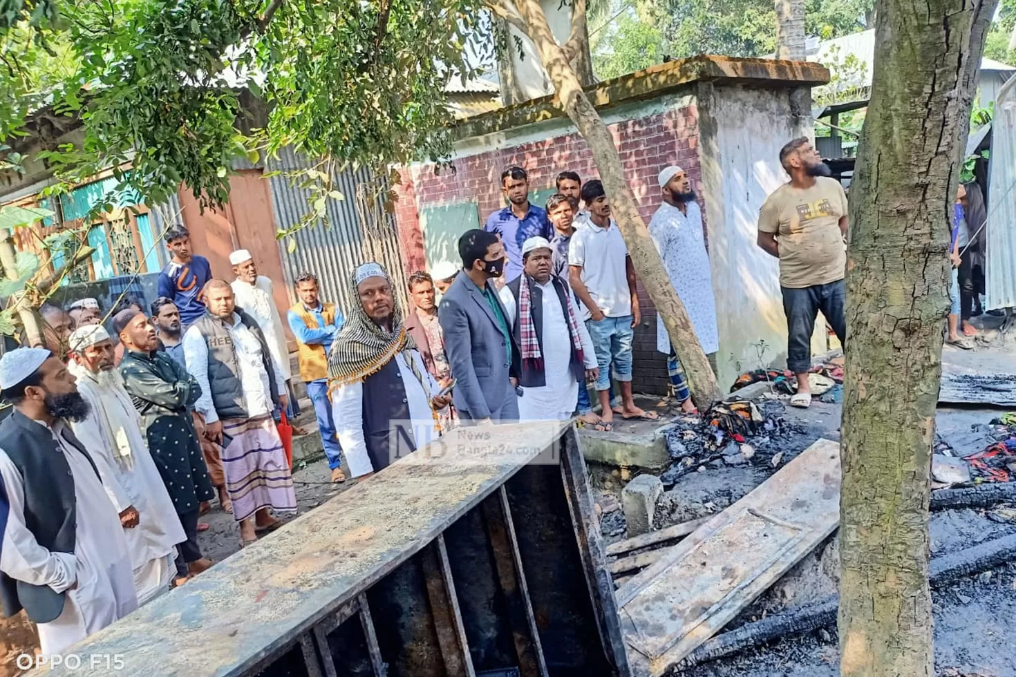 ঘুমের মধ্যে দগ্ধ হয়ে চিরঘুমে