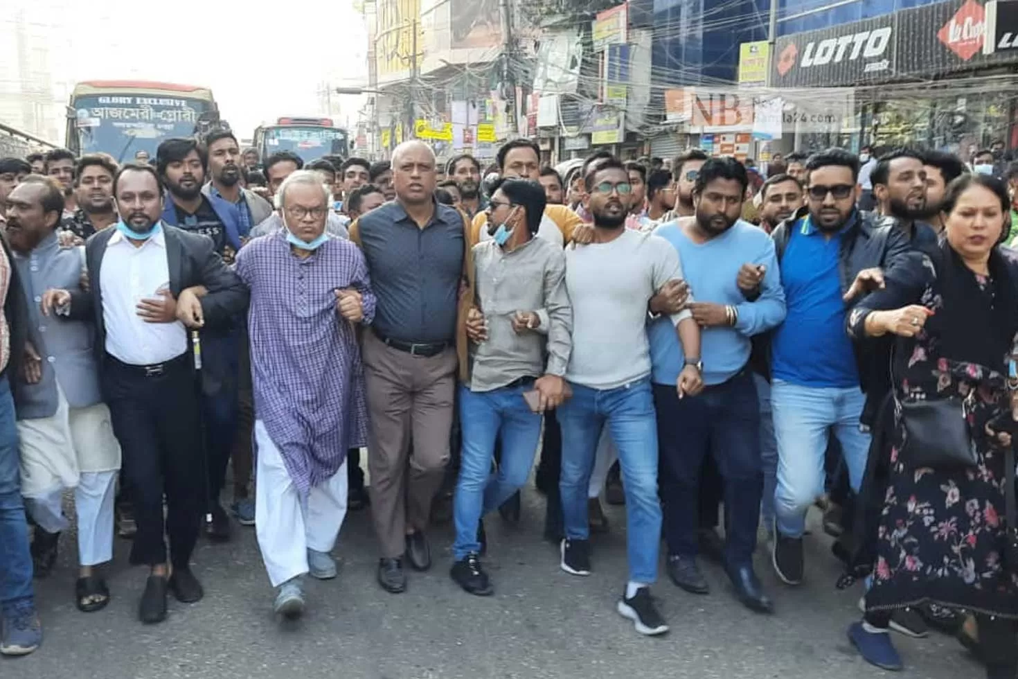 রাজধানীতে বিএনপির বিক্ষোভ