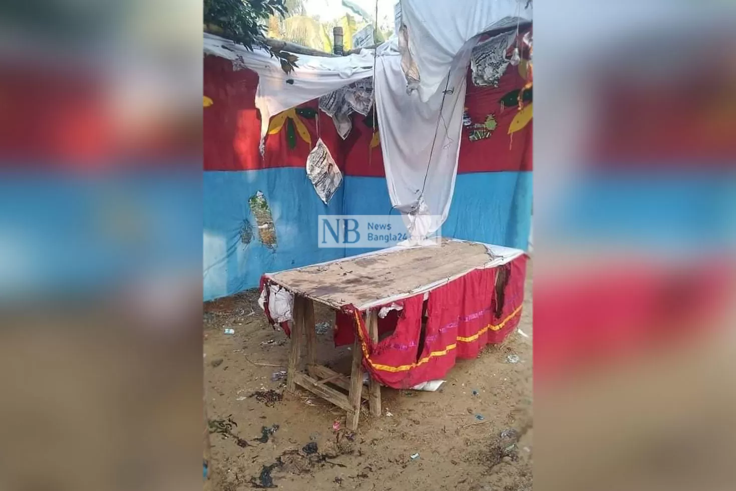 নৌকার নির্বাচনি অফিসে বিদ্রোহী প্রার্থীর আগুনের অভিযোগ